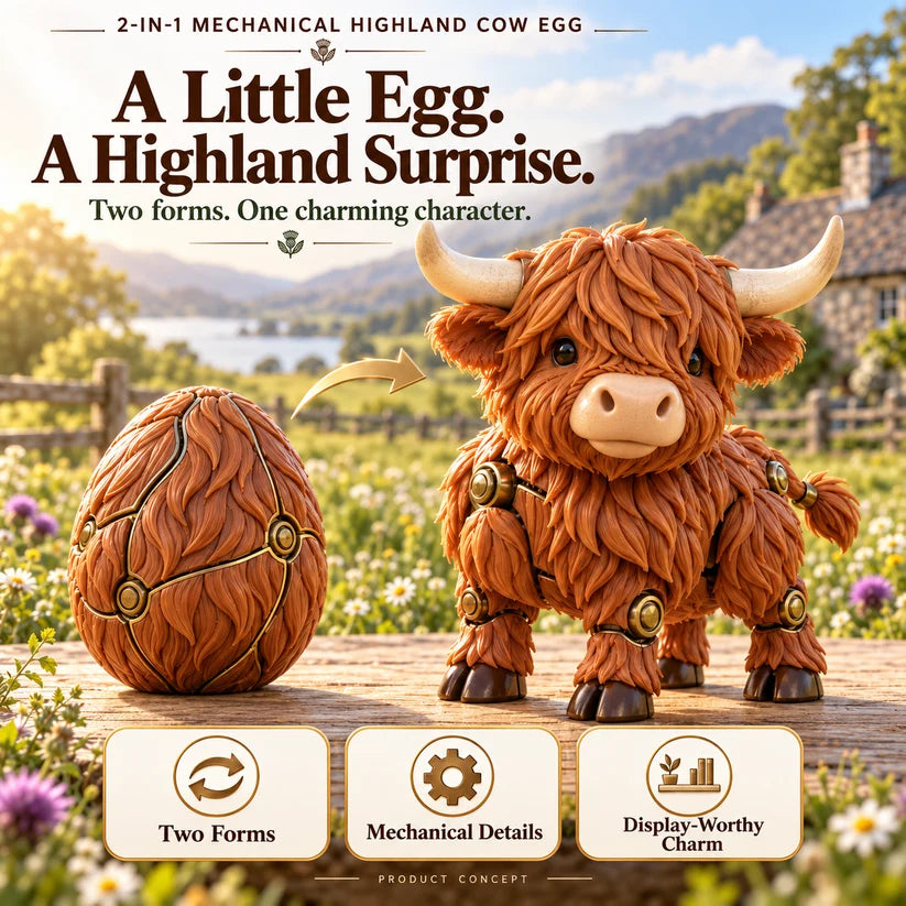2-in-1 Transforming Mechanical Owl Egg