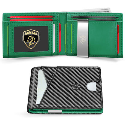 Men’s Leather Wallets with RFID Anti-Theft Protection