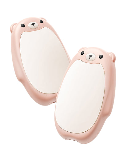 ❄️ 2 Pack Magnetic Bear Hand Warmers | Split Design, 3 Heat Settings, Perfect Christmas Gift🎁