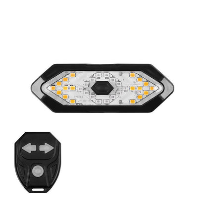 🚲Bike Turn Signals with Alarm | USB Charging, Wireless Remote, Split/Integrated Tail Light