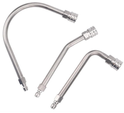 🧹Stainless Steel Power Washer Wand, Angled Extension Lance for Roof Gutter Car Cleaning 💦