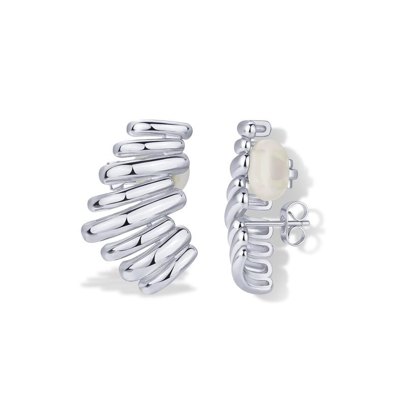 ✨  Gold-Plated Ear Climber Earrings – Elegant Ear Cuff Style