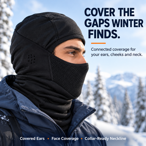🔥 Heated Balaclava – Keep Your Winter Plans | Full Head, Face & Neck Coverage