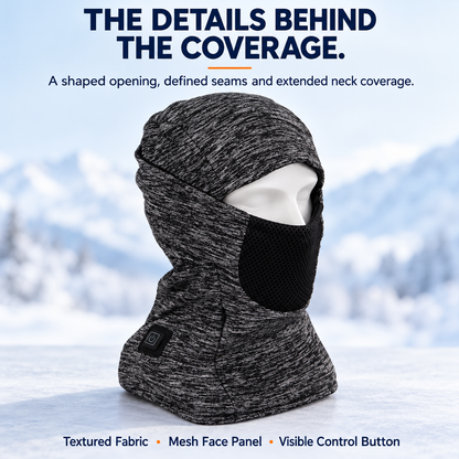 🔥 Heated Balaclava – Keep Your Winter Plans | Full Head, Face & Neck Coverage