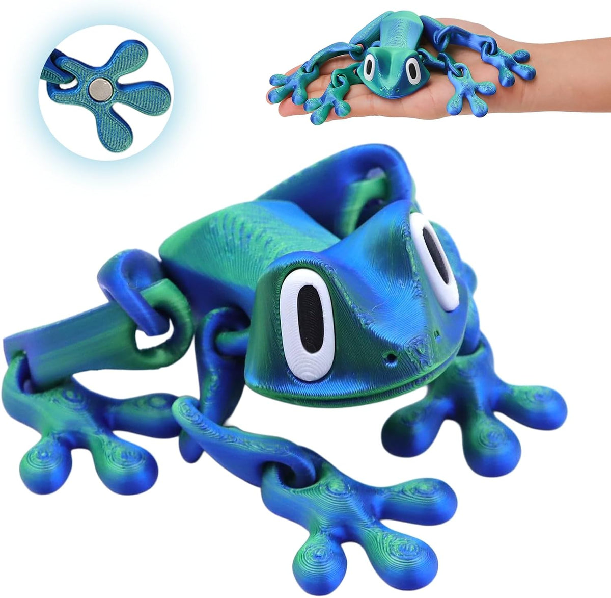 🔥Limited Time 49% Off✨3D Printed Magnet Frog Toy