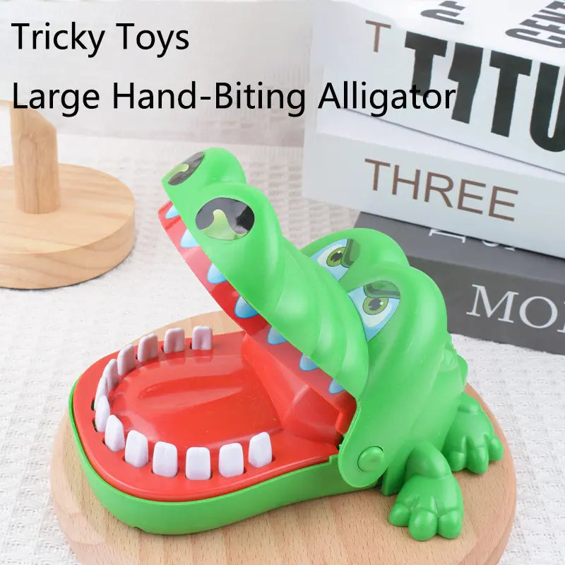 Funny Finger Dentist Game, Tricky Crocodile Teeth Prank Gag Gift Toy