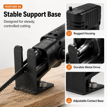 Reciprocating Saw Attachment for Drill