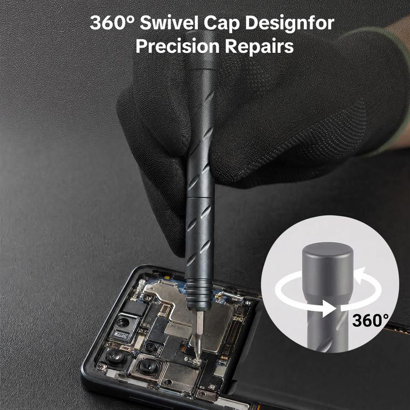 55‑in‑1 Precision Magnetic Screwdriver Kit, Bendable L‑Shape Repair Tool Set for Electronics & Household Maintenance