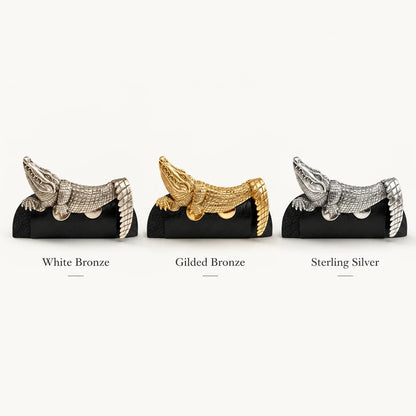 🐊✨ Luxury Sculpted Animal Brooch – Premium Statement Piece for Suits & Blazers