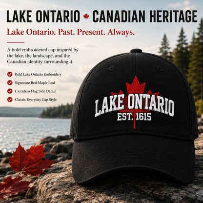 🔥LAST DAY 50% OFF - 🍁Lake Ontario Forever – Heritage Cap (🧢100% Cotton)