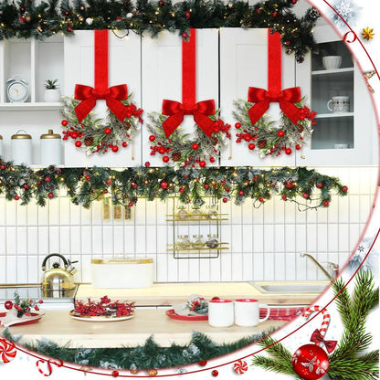 Christmas Bowknot Ribbon Garland – Festive Home & Holiday Decor