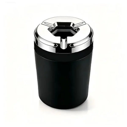 Rotating Sealed Lid Car Ashtray Odor Resistant Auto Cigarette Ashtray Fits Vehicle Cup Holder