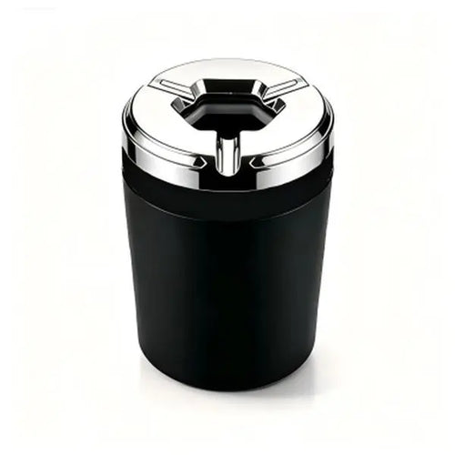 Rotating Sealed Lid Car Ashtray Odor Resistant Auto Cigarette Ashtray Fits Vehicle Cup Holder