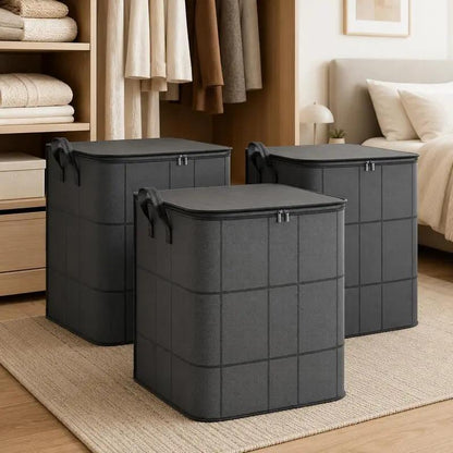 Large Foldable Storage Organizer Bag – Reinforced, Zippered & Spacious
