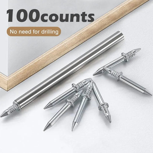 Double-Headed Skirting Thread Seamless Nail Non Marking