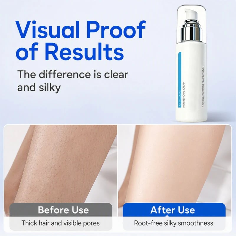 🎉49% Off! ✨Ice-Cooling Hair Removal Cream for Sensitive Skin