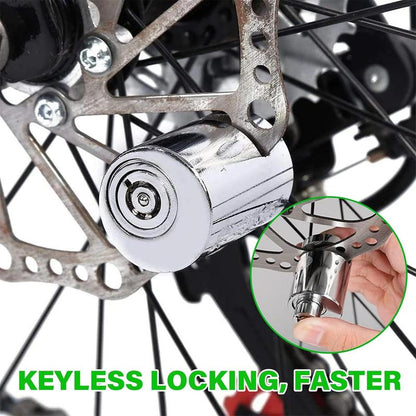 Motorcycle Disc Brake Lock – Anti-Theft Alloy Steel Security Lock with 2 Keys