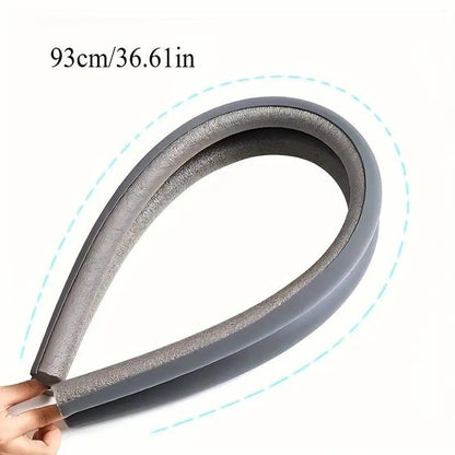 4 PCS Door Bottom Seal Strip，Windproof Door Gap Sealing Strip（93cm/36.61in）