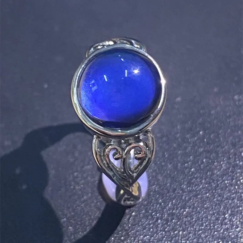 Stylish and Creative Sweet-Style Color-Changing Mood Stone Ring