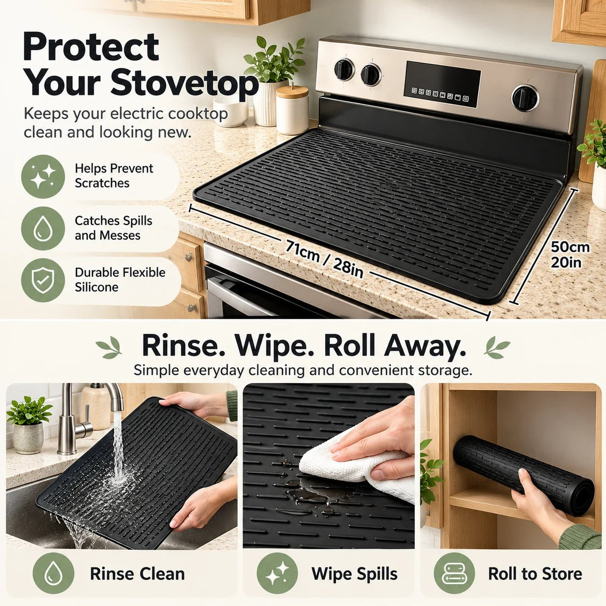 Silicone Stove Top Cover Mat