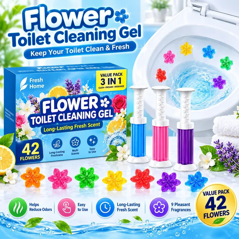 🔥Last Day 70% OFF 🔥3-Tubes Toilet Gel Stamp Box  Deodorizing Bathroom Freshener
