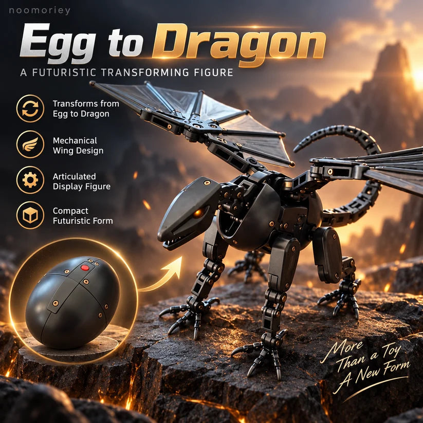 🐦‍🔥 2-in-1 Transforming Mechanical Phoenix Egg – Winged Fantasy Figure