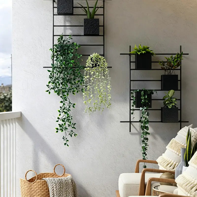 ✨Set of 3 Lifelike Artificial Hanging Potted Plants