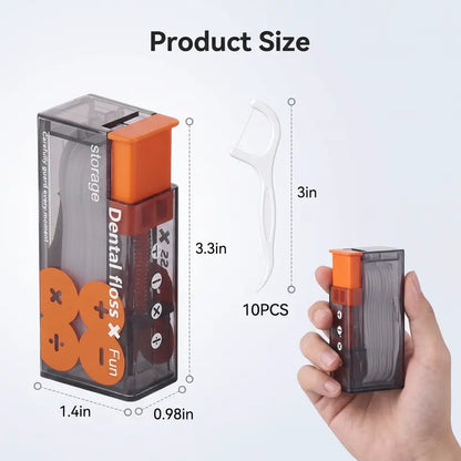 Reusable Dental Floss Pick Dispenser