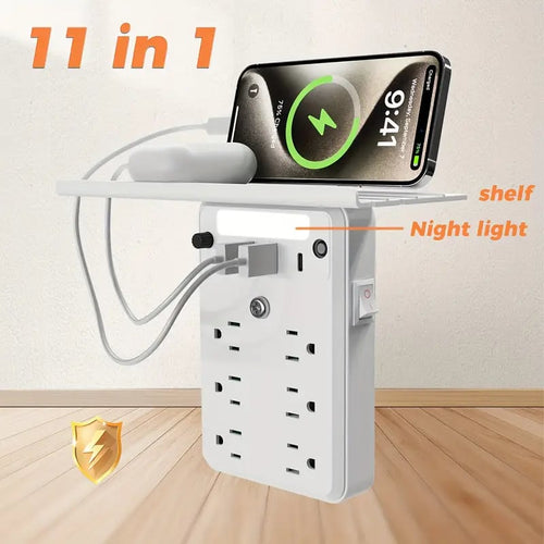 Wall Outlet Extender with Shelf Night（Buy 2 Free Shipping✈️）