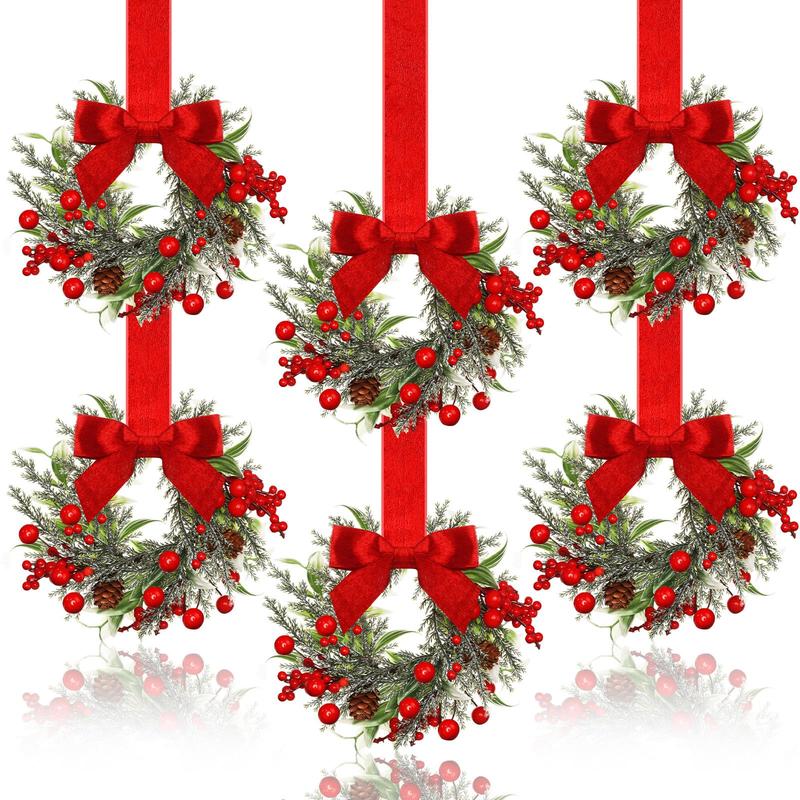 Christmas Bowknot Ribbon Garland – Festive Home & Holiday Decor
