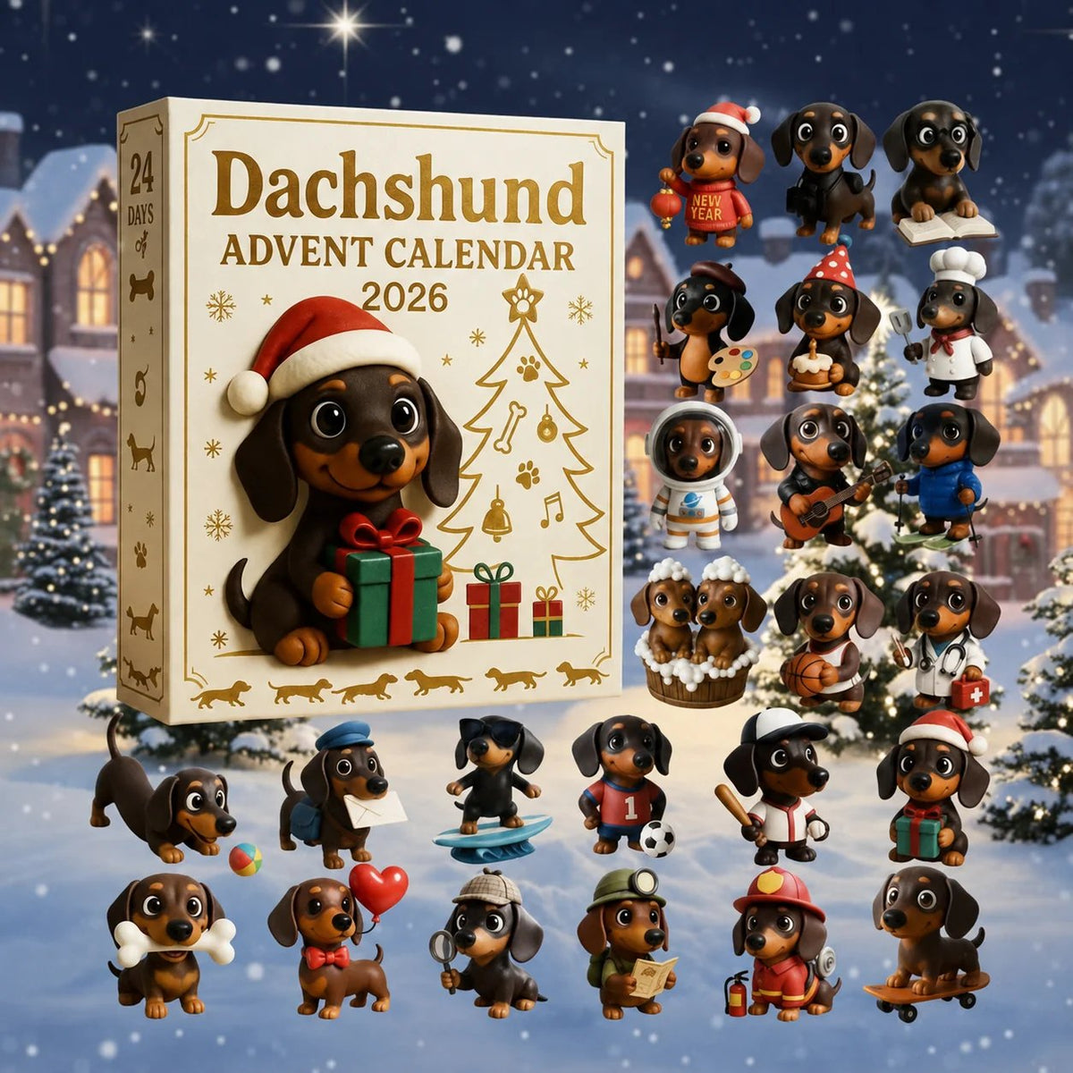 🐶 2026 Dachshund Advent Calendar 🎄🐾