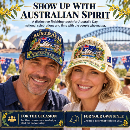 🦘Australia 125th Anniversary 1901–2026 Commemorative Cap