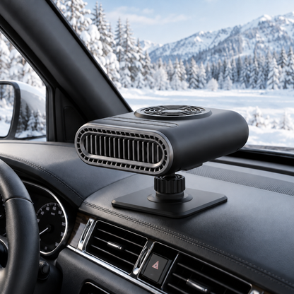 🔥 360° Portable Car Heater & Rapid Windshield Defroster
