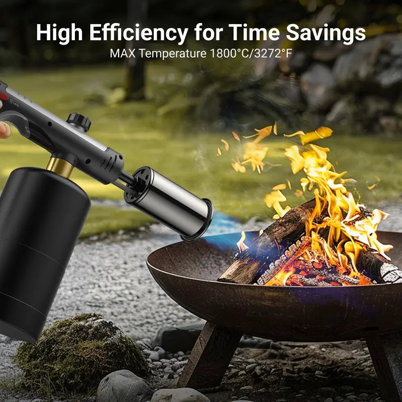 1-Touch Max Fire Durable Brass-ABS Culinary Propane Blow Torch Gun