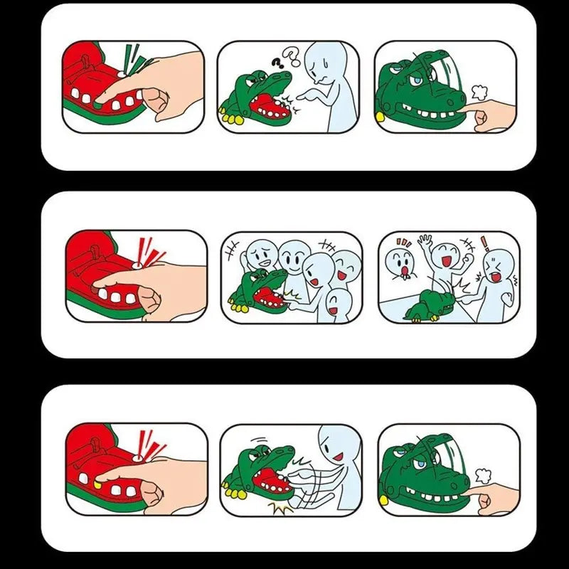 Funny Finger Dentist Game, Tricky Crocodile Teeth Prank Gag Gift Toy