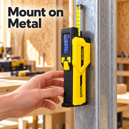 📏⚡ Digital Laser Tape Measure with LCD Display | 3-in-1 DIY Measuring & Alignment Tool 🛠️