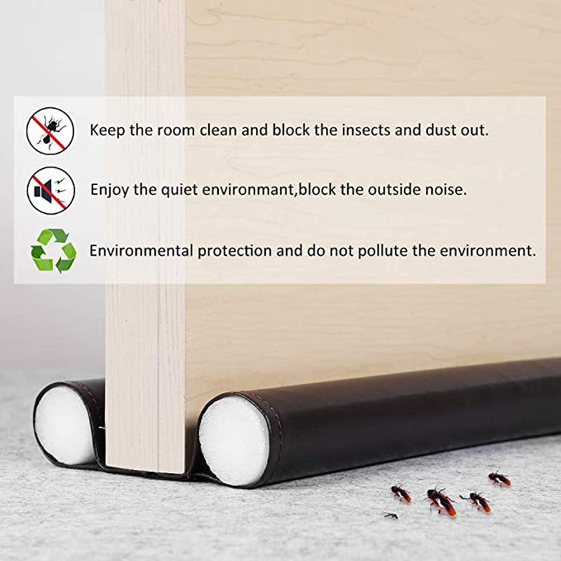 4 PCS Door Bottom Seal Strip，Windproof Door Gap Sealing Strip（93cm/36.61in）