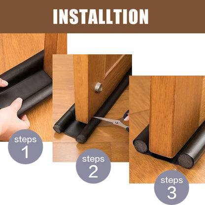 4 PCS Door Bottom Seal Strip，Windproof Door Gap Sealing Strip（93cm/36.61in）