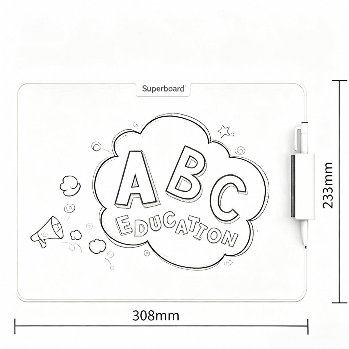✨ ✏️Reusable Magnetic Doodle Board | Ink-Free Paperless Writing Notepad