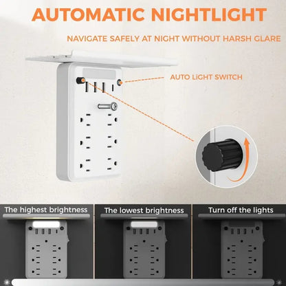 Wall Outlet Extender with Shelf Night（Buy 2 Free Shipping✈️）