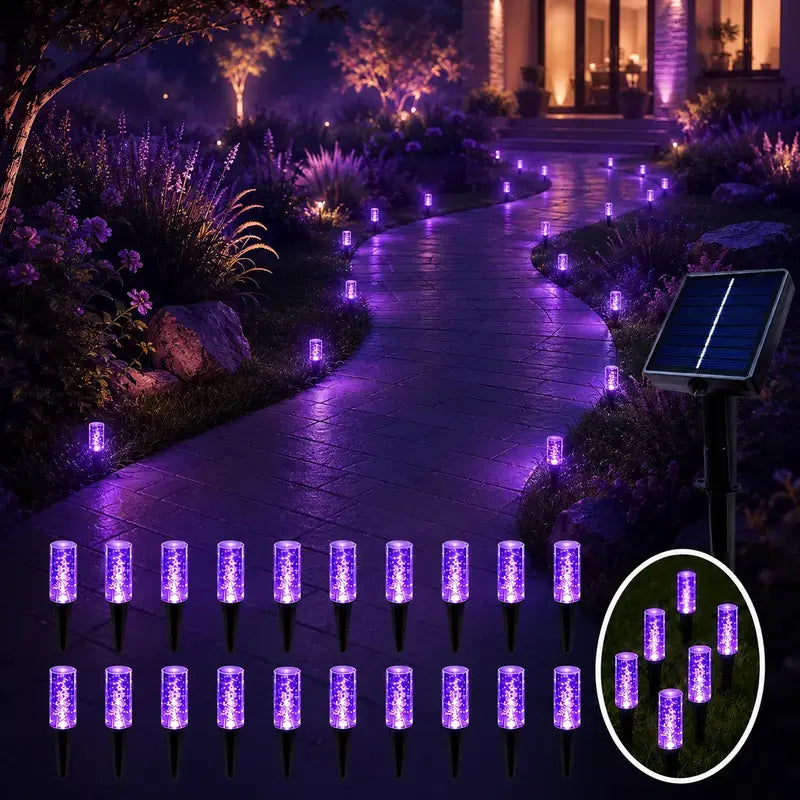 ⏳🔥LIMITED-TIME 50% OFF! ⏰✨ Solar Bubble Pathway Light – Auto On/Off, Decorative, Weatherproof 🌙☀️