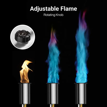 1-Touch Max Fire Durable Brass-ABS Culinary Propane Blow Torch Gun