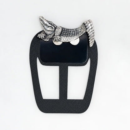 🐊✨ Luxury Sculpted Animal Brooch – Premium Statement Piece for Suits & Blazers