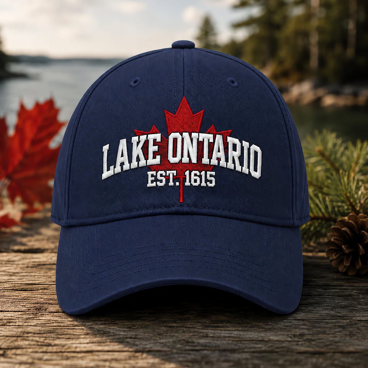 🔥LAST DAY 50% OFF - 🍁Lake Ontario Forever – Heritage Cap (🧢100% Cotton)