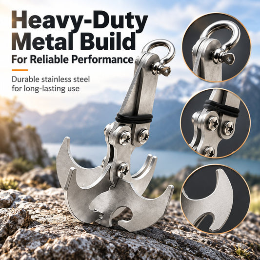 🪝 Heavy Duty Gravity Hook Clip 🏔️