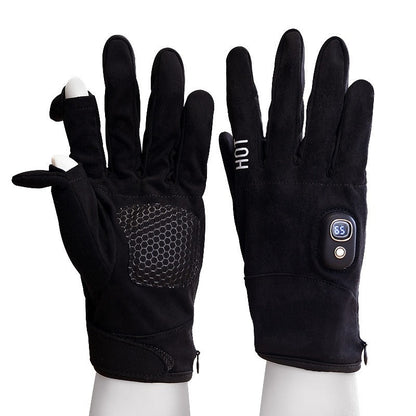 Heated Gloves for Men & Women — Rechargeable Electric Hand Warmers with Touchscreen Fingers