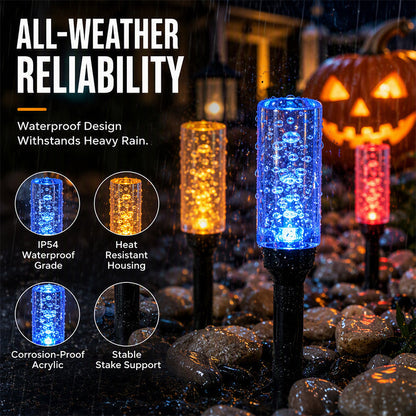 ⏳🔥LIMITED-TIME 50% OFF! ⏰✨ Solar Bubble Pathway Light – Auto On/Off, Decorative, Weatherproof 🌙☀️