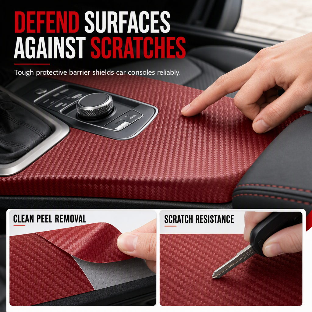 ⏳Time-Limited Special⏰3D/6D Carbon Fiber Interior Trim Film – Self-Adhesive Car Wrap