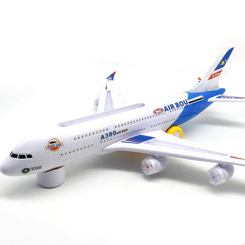 🛫Electric Model Aircraft with Sound and LED Lights✨