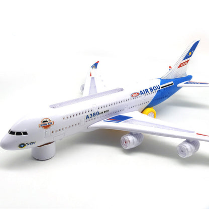 🛫Electric Model Aircraft with Sound and LED Lights✨
